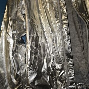 Metallic Silver Jacket Size XS